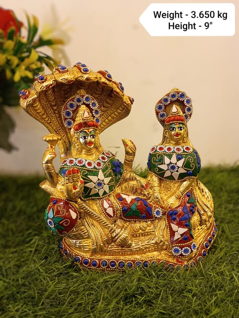 vishnu laxmi sitting