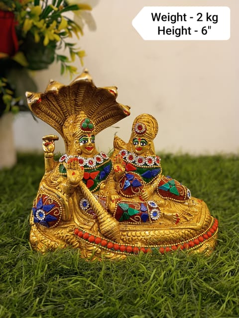 vishnu laxmi sitting